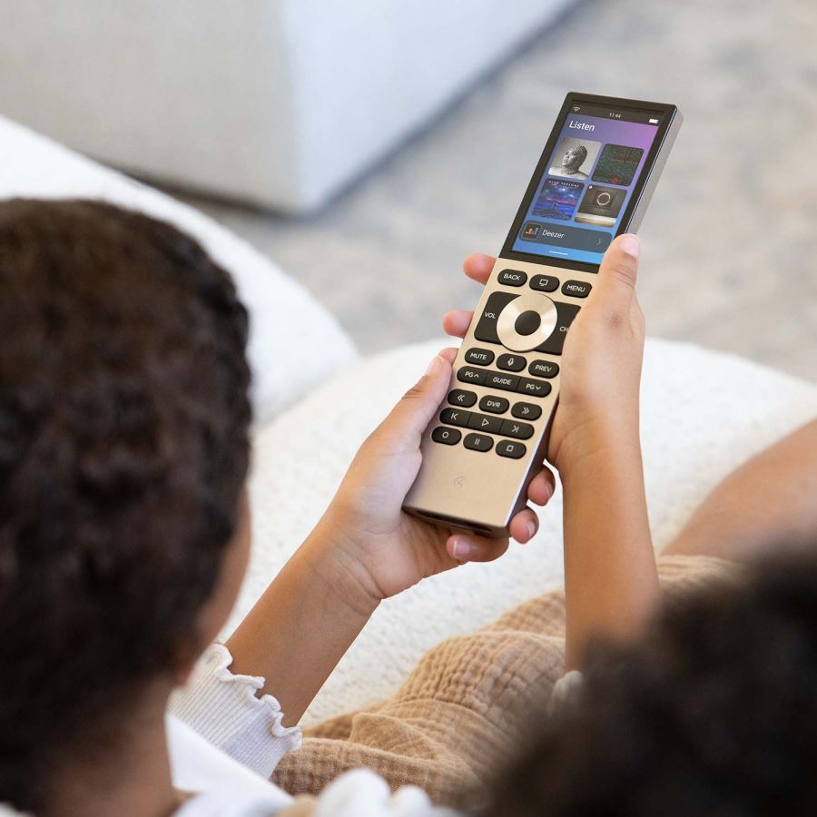Amazon alexa on wooden furniture